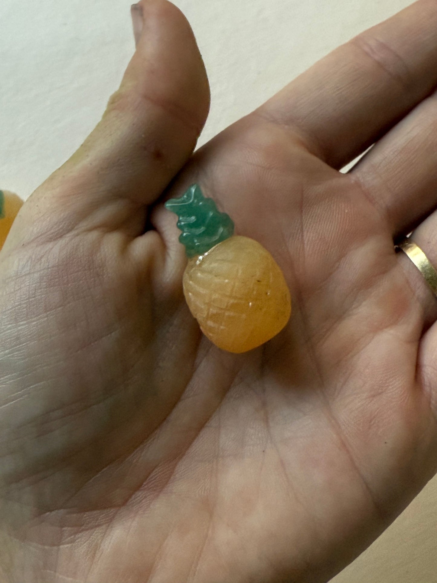 1" Calcite Aventurine Pineapple
