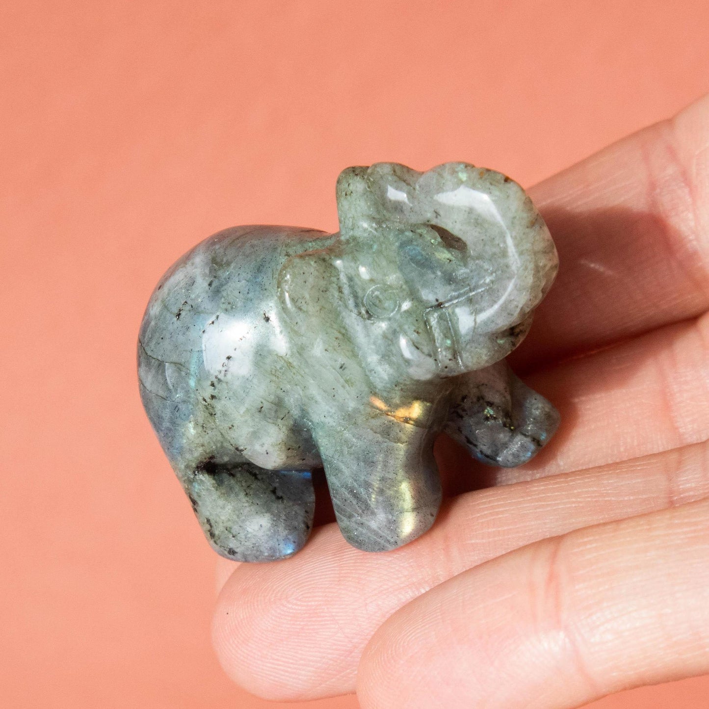 1.5" Elephant Carving