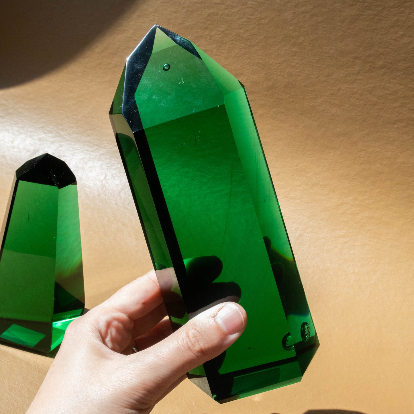 Green Glass Obsidian Tower