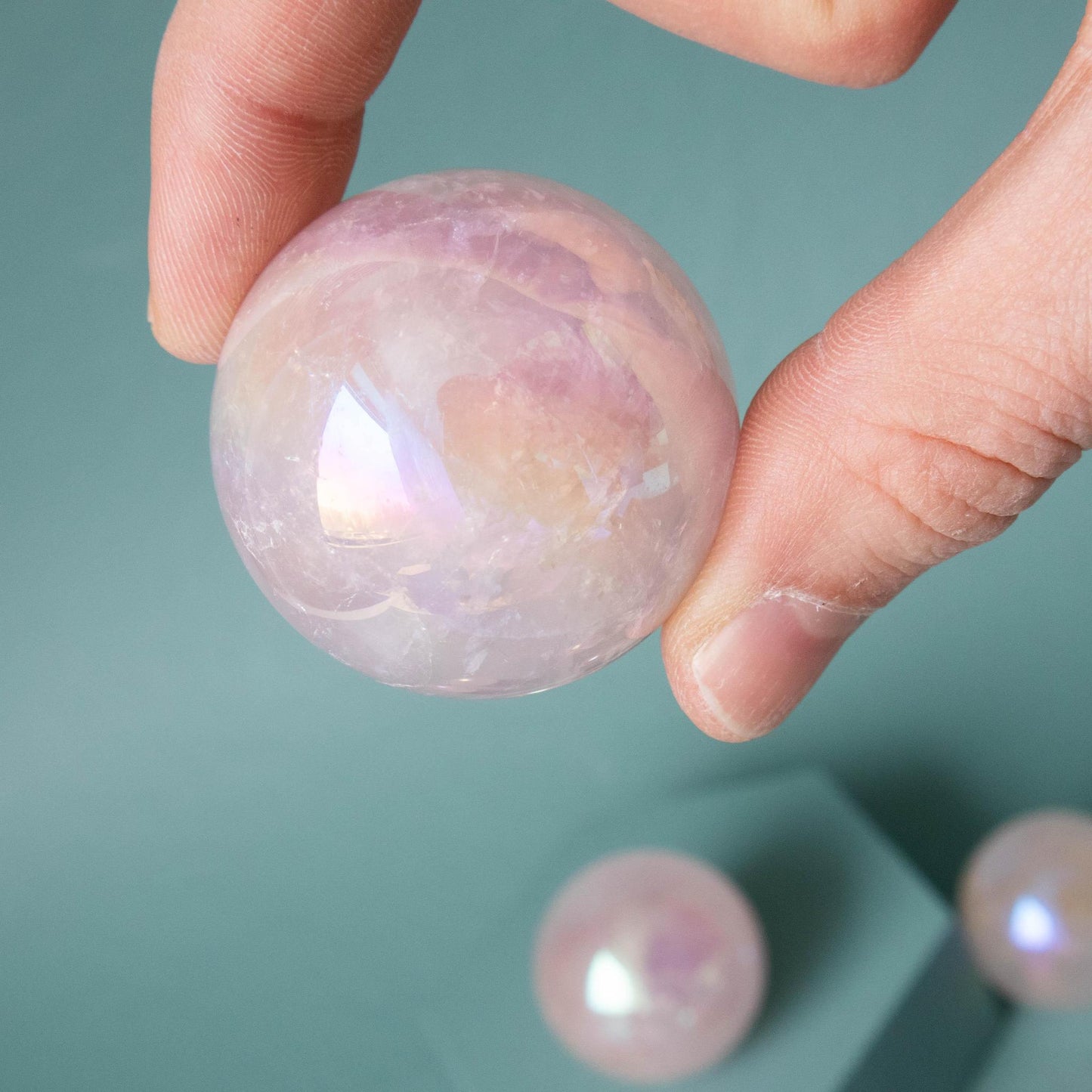 Rose Quartz Aura Sphere