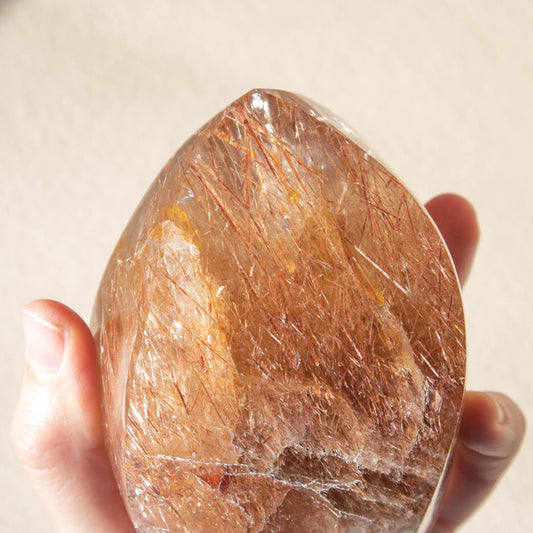 rutilated quartz, rutilated quartz flame, rutile quartz, rutile crystal, crystal flame