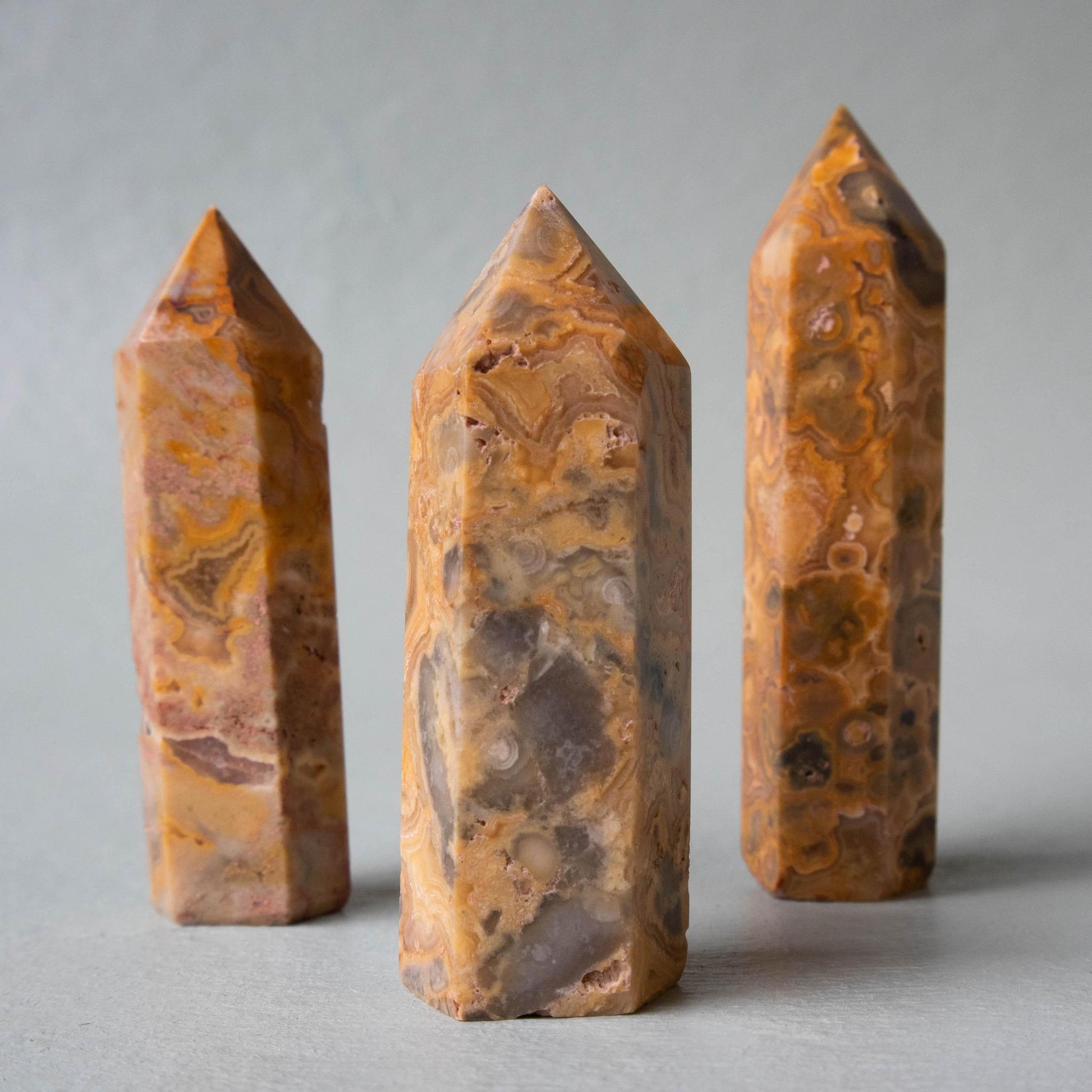 crazy lace agate, crazy lace agate tower, crystal tower, gemstone tower, crazy lace agate crystal, crazy lace agate stone, crazy lace agate properties, crazy lace agate healing properties, crazy lace agate metaphysical properties, crazy lace agate meaning, yellow crazy lace agate, yellow crazy lace agate crystal, yellow crazy lace agate properties