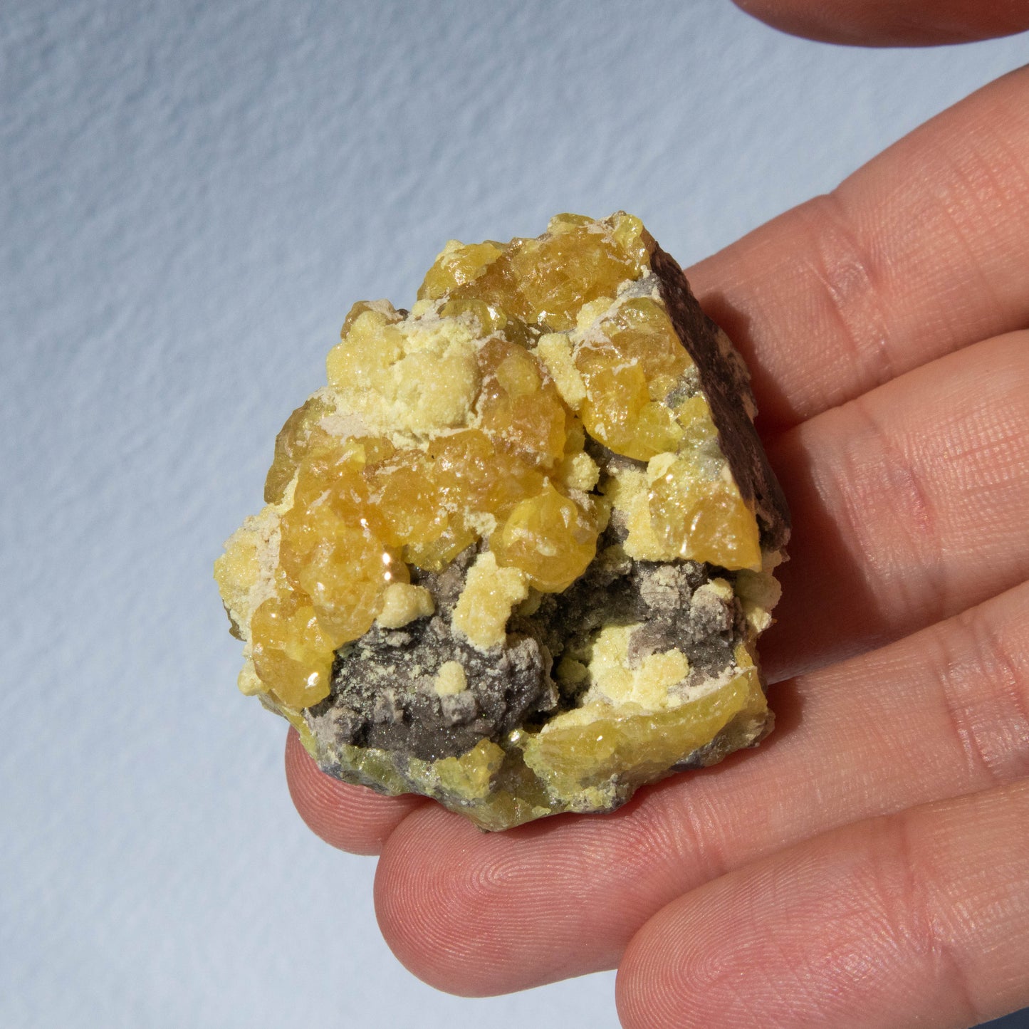 Sulfur Quartz Specimen Kailua Crystals