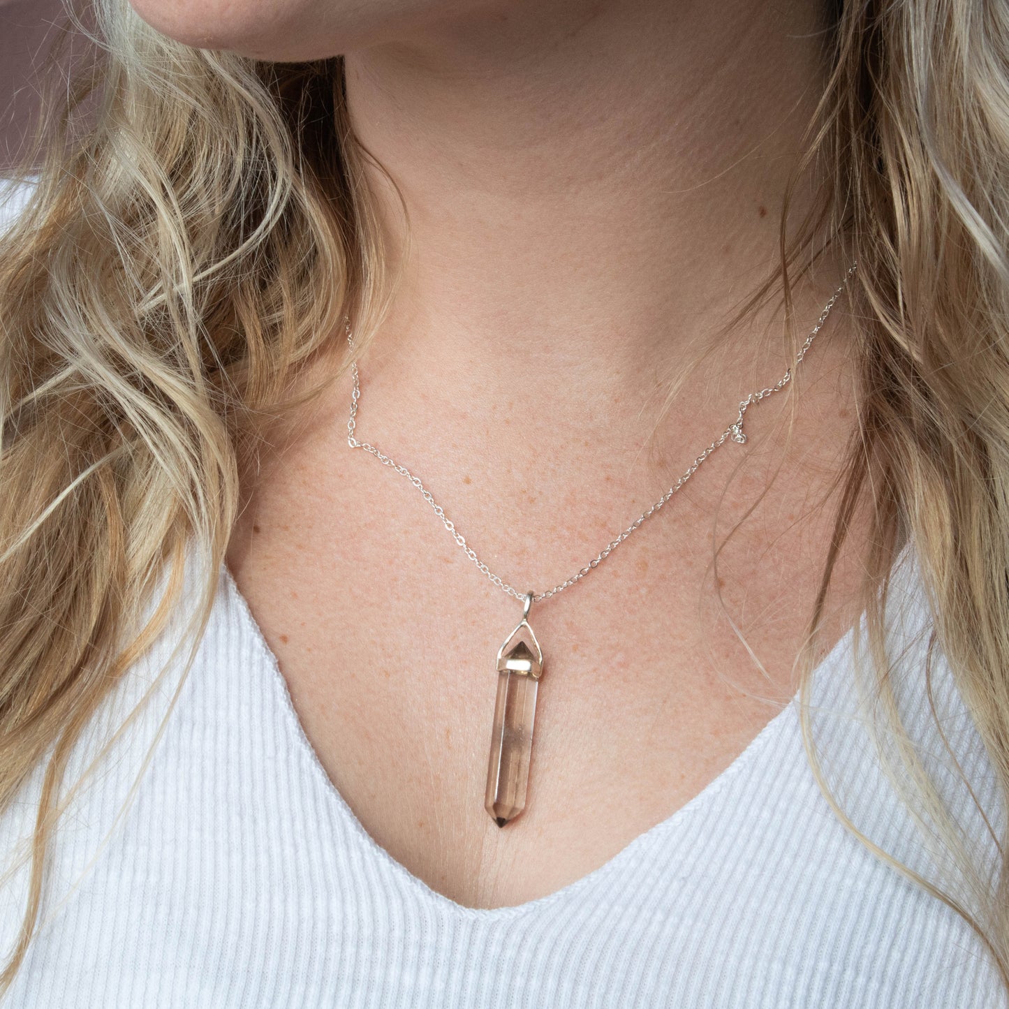 Smoky Quartz Pendant 1.5"