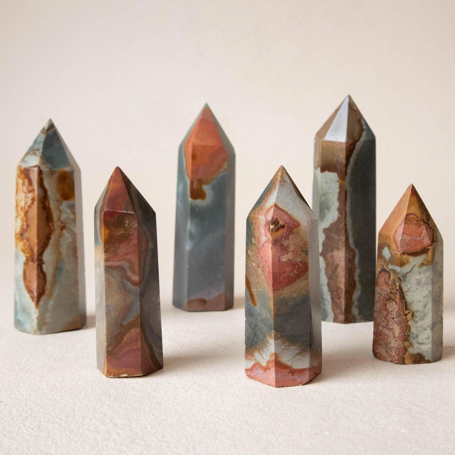 Polychrome Jasper Tower Kailua Crystals