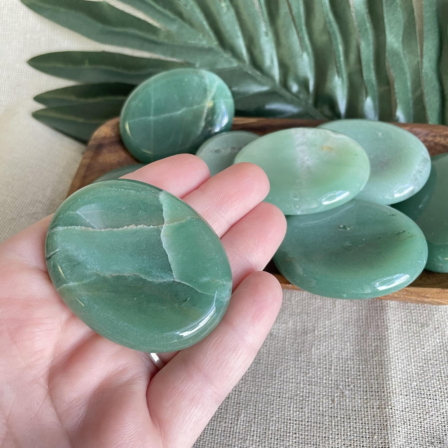 Green Aventurine Worry Stone